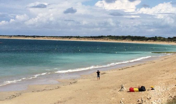 Plage de Saint Clément des Baleines sur l'Île de Ré