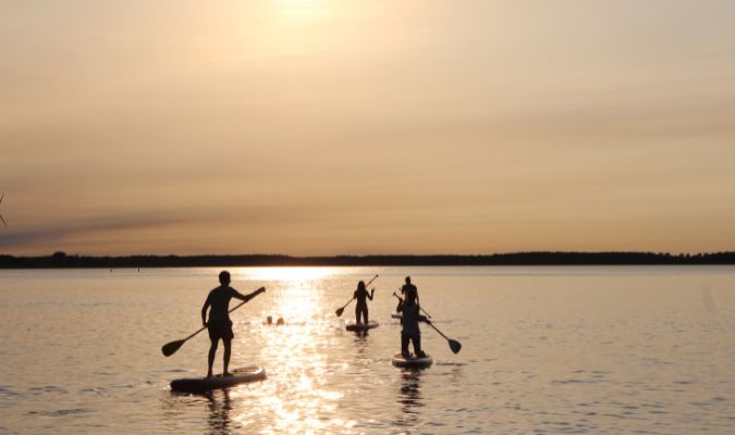 stand up paddle proche camping la grainetière