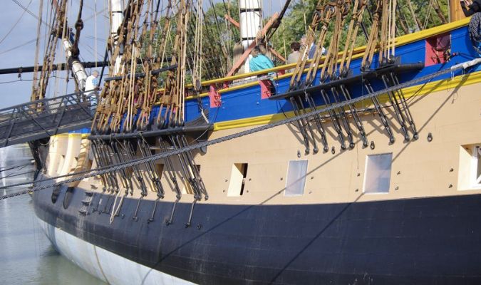 rochefort visite de l'hermione