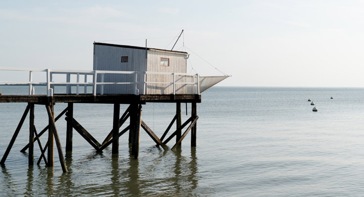 cabane de pêcheur de l'île d'aix en Charente Maritime