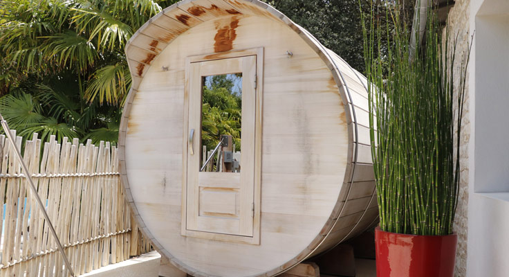 espace sauna et hammam à l'île de ré au camping la grainetière