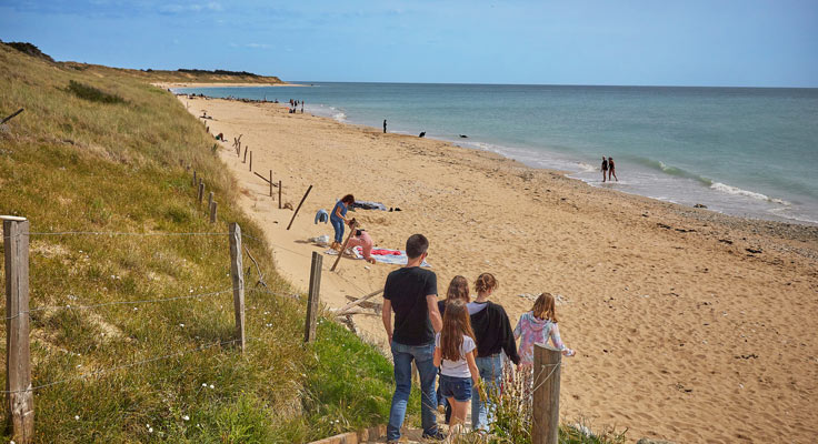 Camping proche de la mer sur l'Île de Ré en Charente maritime