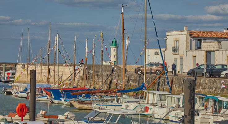 Port typique de l'île de Ré