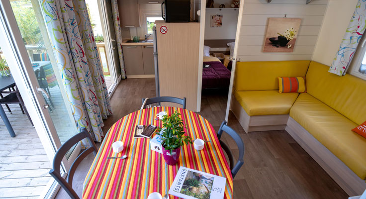 Location de mobil-home pour 4 personnes sur l'Île de Ré en Charente Maritime