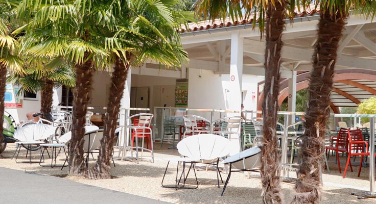 Camping 5 étoiles la Grainetière avec restaurant snack bar sur l'île de Ré