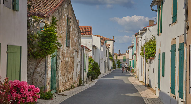 Village typique de l'île de ré